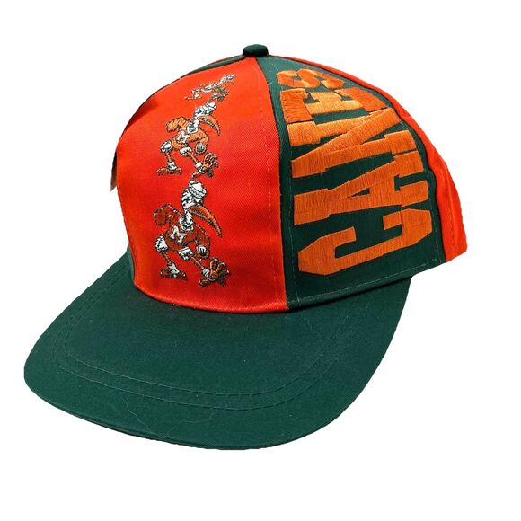 Miami Hurricanes Vintage 1992 SnapBack NCAA OSFM Adjustable Hat - Picture 2 of 6